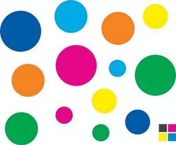 Adesivo De Parede Infantil Bolinha 62unid 4 Tam. Cores Vivas Cor 6 Cores Adesivo De Parede Infantil Bolinha 62unid 4 Tam. Cores Vivas Cor 6 Cores