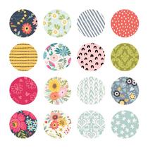 Adesivo de Parede Infantil Bolinhas Estampas Quarto Menina - 205ir