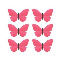 Adesivo de Parede Infantil Borboletas Quarto Menina Bebe - 168ir