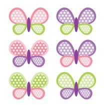 Adesivo de Parede Infantil Borboletas Quarto Menina Bebe - 193ir