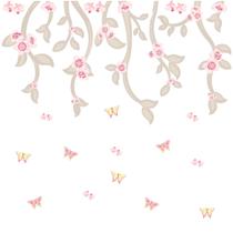 Adesivo de Parede Infantil Cascata Sweet - Folhagens