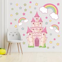Adesivo de Parede Infantil Castelo Magico Quarto Criança 485adn
