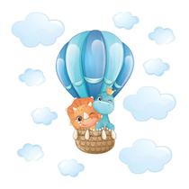 Adesivo de Parede Infantil Dinossauros Balão Quarto Menino - 252ir
