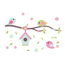 Adesivo de Parede Infantil Galhos Quarto Menina Bebe - 240ir