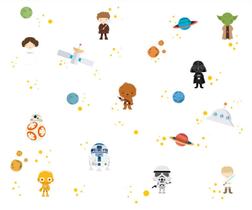 Adesivo de Parede Infantil Guerra nas Estrelas - Star Wars