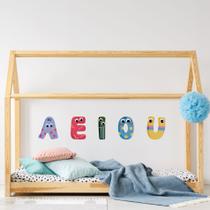 Adesivo de Parede Infantil Letras Vogais Cobre 2m² Adesivo de Parede Infantil Letras Vogais Cobre 2m²