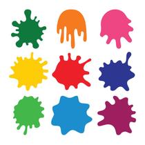 Adesivo de Parede Infantil Mancha de Tinta Quarto Criança - 082ir Adesivo de Parede Infantil Mancha de Tinta Quarto Criança - 082ir