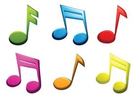 Adesivo De Parede Infantil Notas Musicais Quarto Criança 257