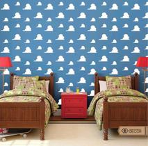Adesivo de Parede Infantil Nuvens Toy Story