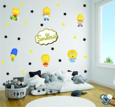 Adesivo de Parede Infantil Os Simpsons Cute Baby Adesivo de Parede Infantil Os Simpsons Cute Baby
