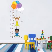 Adesivo De Parede Infantil Régua de Crescimento Balões - Viva Tinta