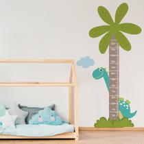 Adesivo de Parede Infantil Régua Dinossauro Baby 2 1,08x2,0