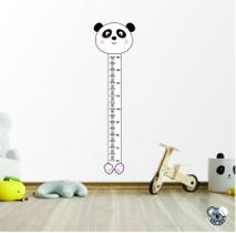 Adesivo de Parede Infantil Régua Urso Panda - Colakoala