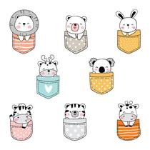 Adesivo de Parede Infantil Safari Baby Quarto Criança Bebe - 147ir