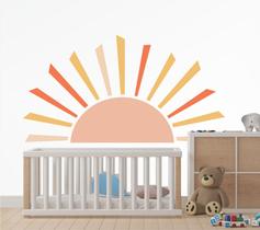 Adesivo de Parede Infantil Sol Boho Nascendo - Cute Candy