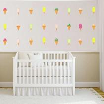 Adesivo de Parede Infantil Sorvetes