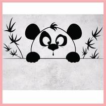 Adesivo de Parede Infantil - Tema Panda - 1,10x0,50 mt Adesivo de Parede Infantil - Tema Panda - 1,10x0,50 mt