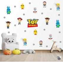 Adesivo De Parede Infantil Toy Story Miniaturas Baby