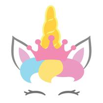 Adesivo de Parede Infantil Unicórnio Quarto Criança Bebe - 155ir