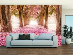 Adesivo De Parede Jardim Cerejeira 2,75 X 4,00m Natureza M03 Adesivo De Parede Jardim Cerejeira 2,75 X 4,00m Natureza M03