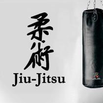 Adesivo De Parede Jiu Jitsu Escrita Japones-Eg 71X98Cm - Mix Adesivos