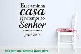 Adesivo de Parede Josué 24:15 Medida:70 x 86 cm