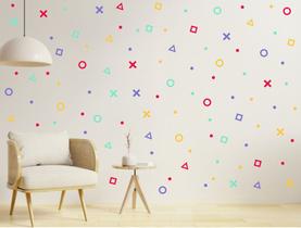 Adesivo de Parede Joystiks Game Jogos Play Miniaturas 2