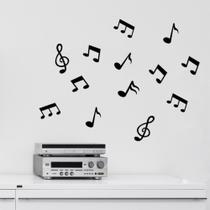 Adesivo de Parede - Kit Notas Musicais - 006msp Adesivo de Parede - Kit Notas Musicais - 006msp