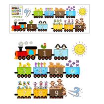Adesivo de parede Learning Animal Classroom Adesivos 70x25cm Adesivo de parede Learning Animal Classroom Adesivos 70x25cm