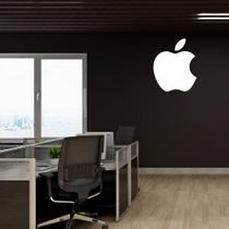 Adesivo de Parede Logo Apple Loja de Celular Informática Adesivo de Parede Logo Apple Loja de Celular Informática