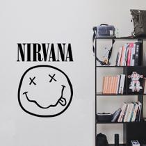 Adesivo de Parede Logo Banda Nirvana Decoração Pub Rock