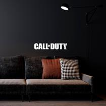Adesivo de Parede Logo Jogo Call of Duty Série Guerra Decoração Quarto Adolescente