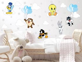 adesivo de parede looney tunes piu piu frajola taz papa-léguas frajola pernalonga cute baby adesivo de parede looney tunes piu piu frajola taz papa-léguas frajola pernalonga cute baby