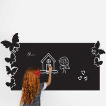 Adesivo de Parede Lousa Borboletas