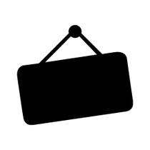 Adesivo de Parede Lousa Placa Aviso