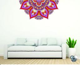 Adesivo De Parede Mandala Para Sala Quarto Decorar 1,10X55Cm