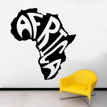Adesivo De Parede Mapa Africa - Grande 58X64Cm