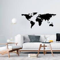 Adesivo de Parede Mapa Mundi Países Mundo Decoração Ambientes Sala Quarto Escritório Adesivo de Parede Mapa Mundi Países Mundo Decoração Ambientes Sala Quarto Escritório