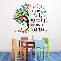 Adesivo de parede Mfault Autism Awareness Day Inspirational