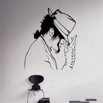 Adesivo de parede Michael Jackson Iconic Pop Legend Design Adesivo de parede Michael Jackson Iconic Pop Legend Design