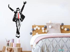adesivo de parede michael jackson rei do pop adesivo de parede michael jackson rei do pop
