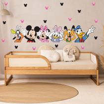 Adesivo De Parede Mickey Minnie Plutos Cabeceira de Cama Berço Decoração Quarto Infantil Adesivo De Parede Mickey Minnie Plutos Cabeceira de Cama Berço Decoração Quarto Infantil