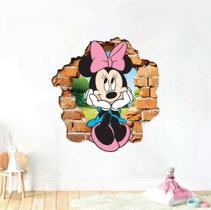 Adesivo De Parede Mickey Ou Minnie Buraco Quebrado Adesivo De Parede Mickey Ou Minnie Buraco Quebrado