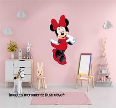 Adesivo de Parede Minnie Vestido Vermelho