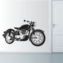 Adesivo de Parede Motociclismo - Moto Retrô