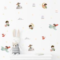 adesivo de parede o pequeno príncipe livro infantil