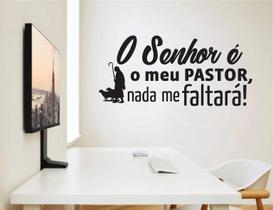 Adesivo De Parede O Senhor É Meu Pastor