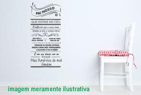 Adesivo de Parede Pai Nosso Mod02 Medida:44 x 93 cm