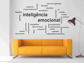 Adesivo De Parede Para Empresas Frase Inteligência Emocional