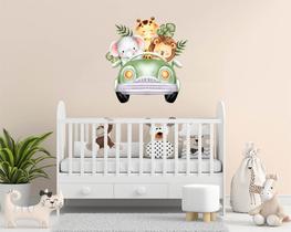 Adesivo de parede para quarto infantil safari